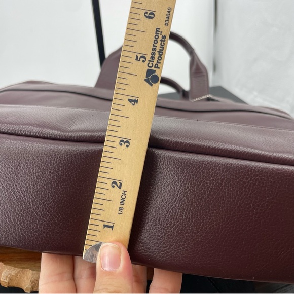 COACH Hudson Commuter Brown Leather briefcase laptop Bag F71701 - Picture 9 of 9